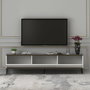 Hanah Home Soporte de TV Blanco con Estantes
